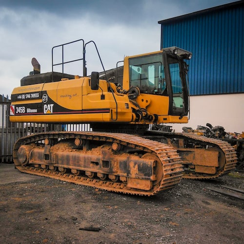 Good Used CAT 345 B excavator for parts